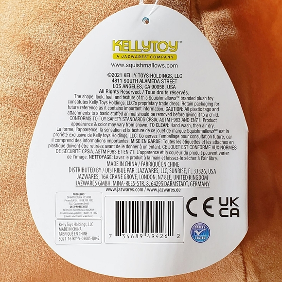 Squishmallow Terry the Turkey 16" Learning Express Thanksgiving Day Plush NWT - Picture 12 of 12